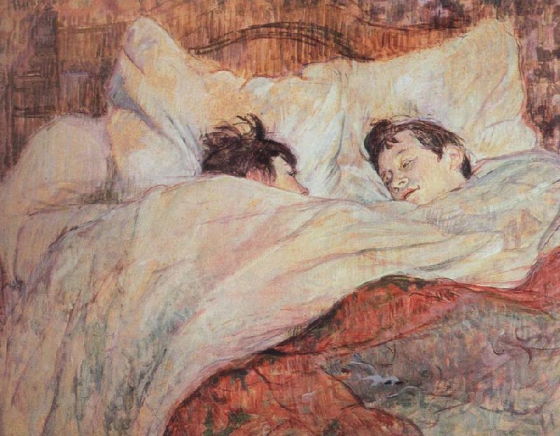 Henri de toulouse-lautrec the bed china oil painting image